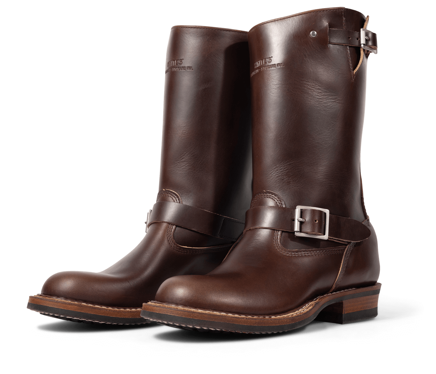 White's Boots Nomad Original 12" Motorcycle Boot (Engineer Boot, Hand Made, Vibram Heel, 2 Colors)