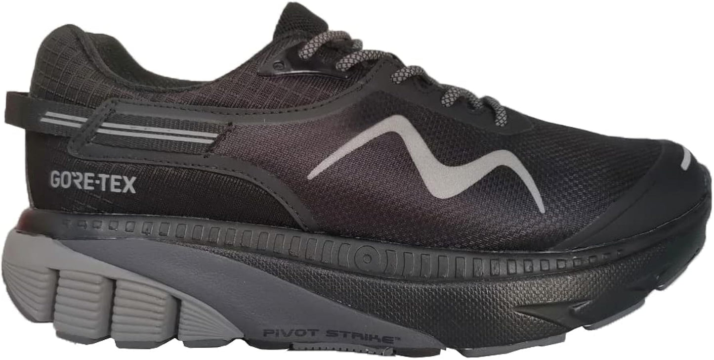 MBT MEN'S MTR-1600 GORETEX WATERPROOF LACE UP IN BLACK/BLACK