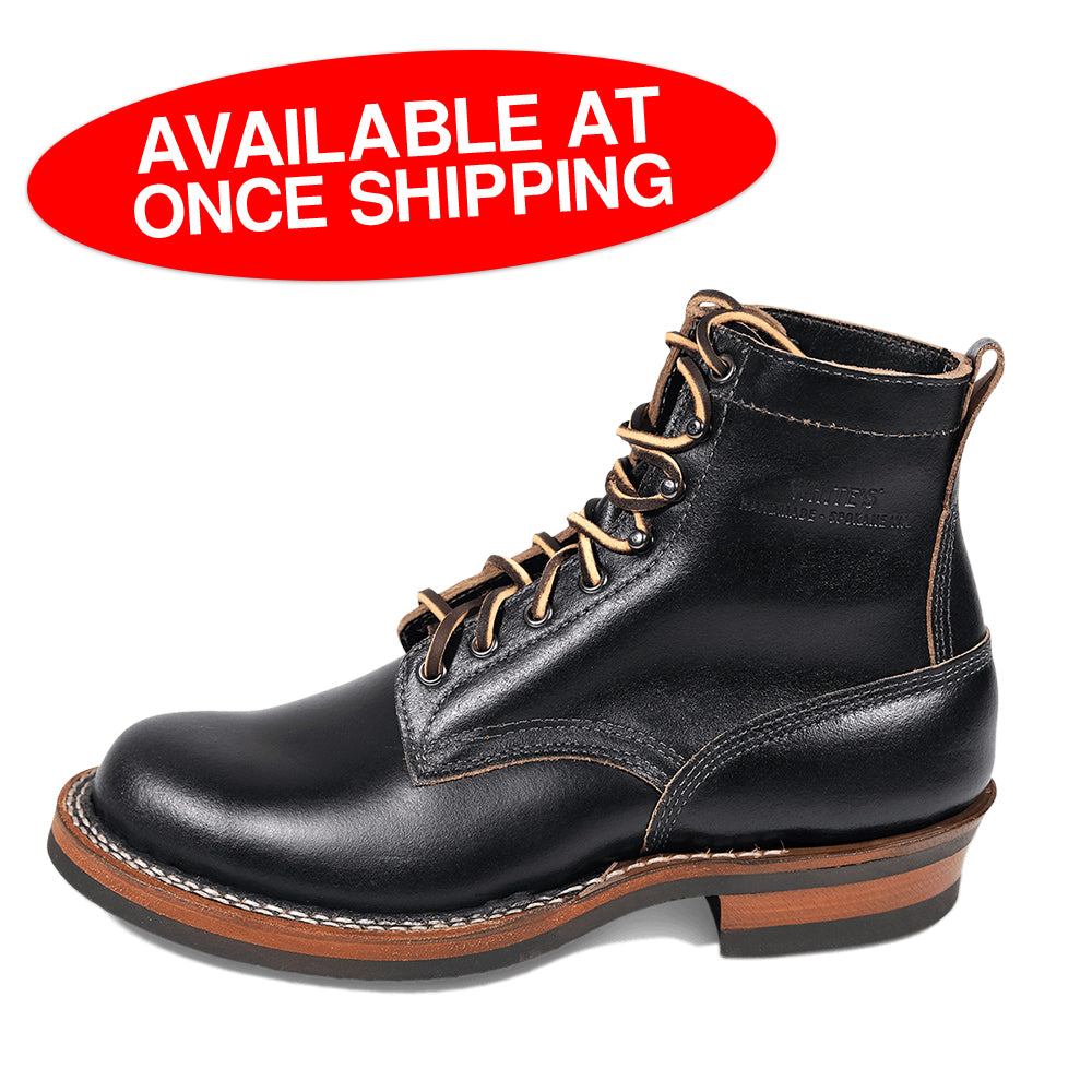 White's Boots Original 350 CRUISER 6" BOOT (Waxed Flesh) (Horween Leather, Vibram)