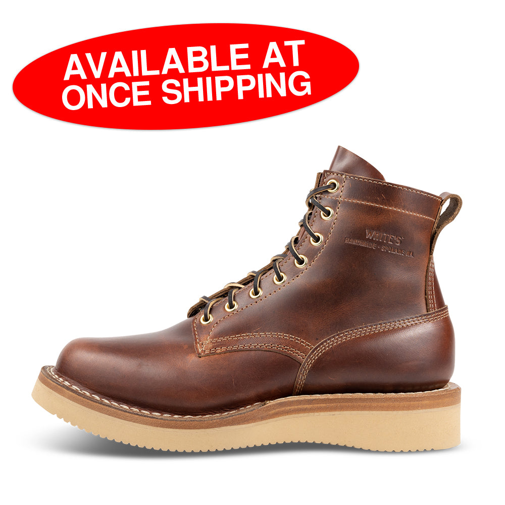 White's Boots C350-CS 6" BOOT (STITCH DOWN, DOUBLE SHOT LTHR, 7 COLORS)