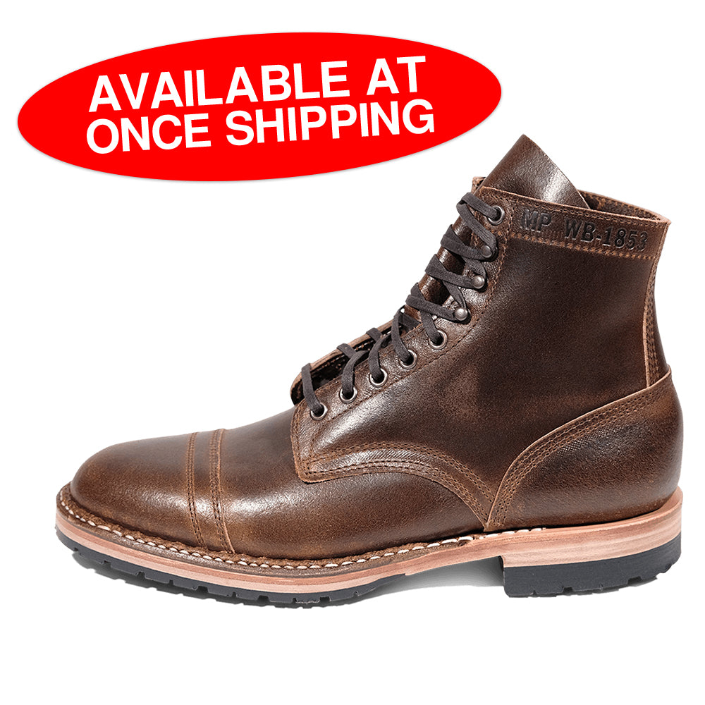 White's Boots MP361HL 6" Toe Cap Boot (Horween Lthr, Hand Sawn, Half Lug Sole, 6 Color)