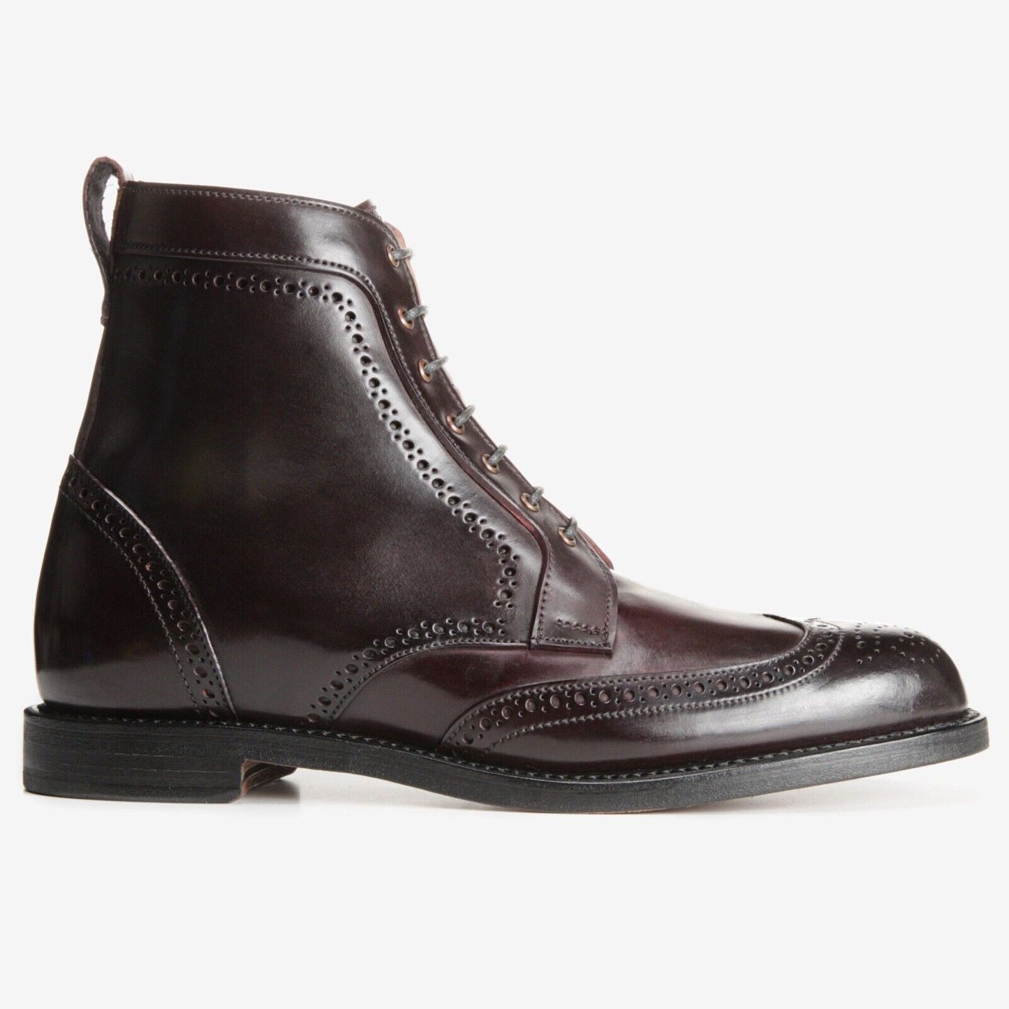 Allen Edmonds Dalton Shell Cordovan Wingtip Boot (Brogue Perf, 0181 Burgundy)