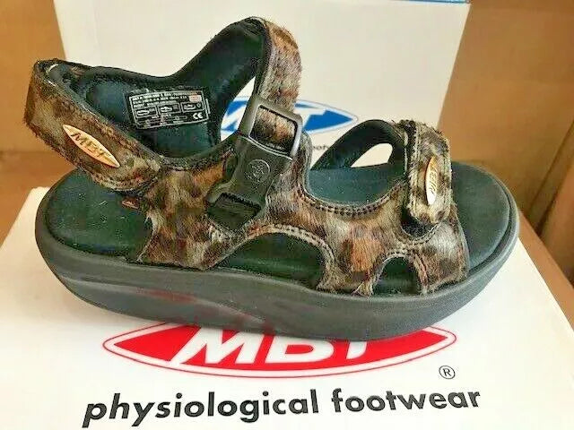 MBT Kisumu3S Women's Fashion Sandal (Grape, Lemon, Strawberry, Leopard, Jade)