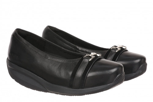 MBT Women's Yuki (Soft Sheep Leather, Level 3 Rock Black/black)