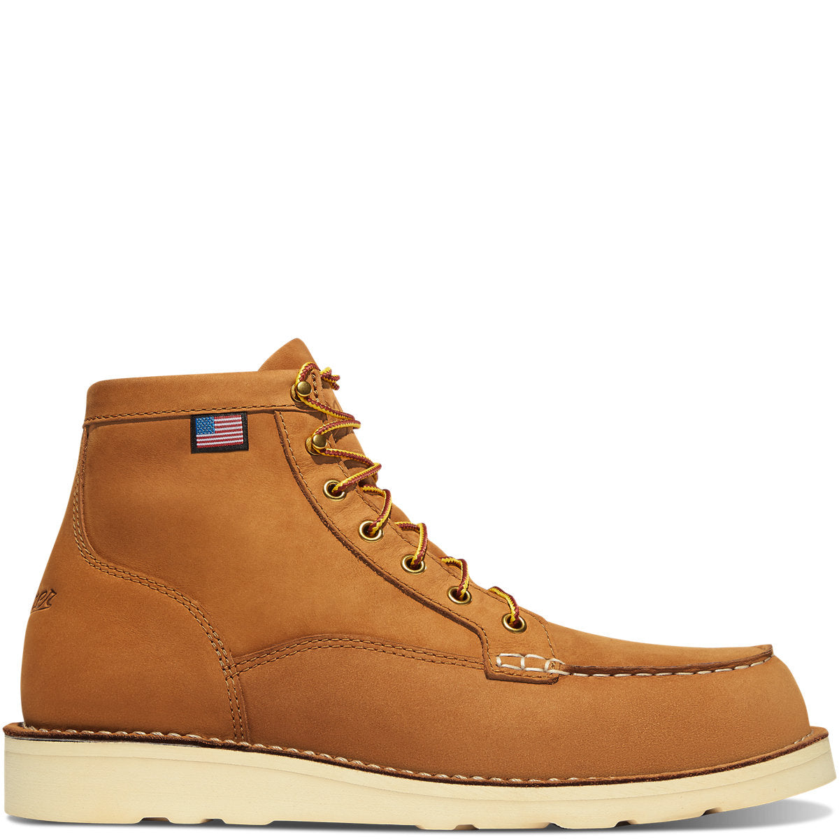 DANNER MEN'S BULL RUN, 6" SOFT TOE BOOT(ASTM, 15563,15573,15568, 15577, 4 COLOR)