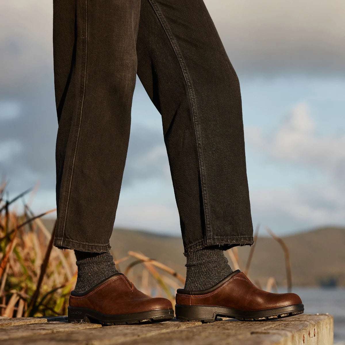 Blundstone 2421 UNISEX CLOG ORIGINALS (Antique Brown)