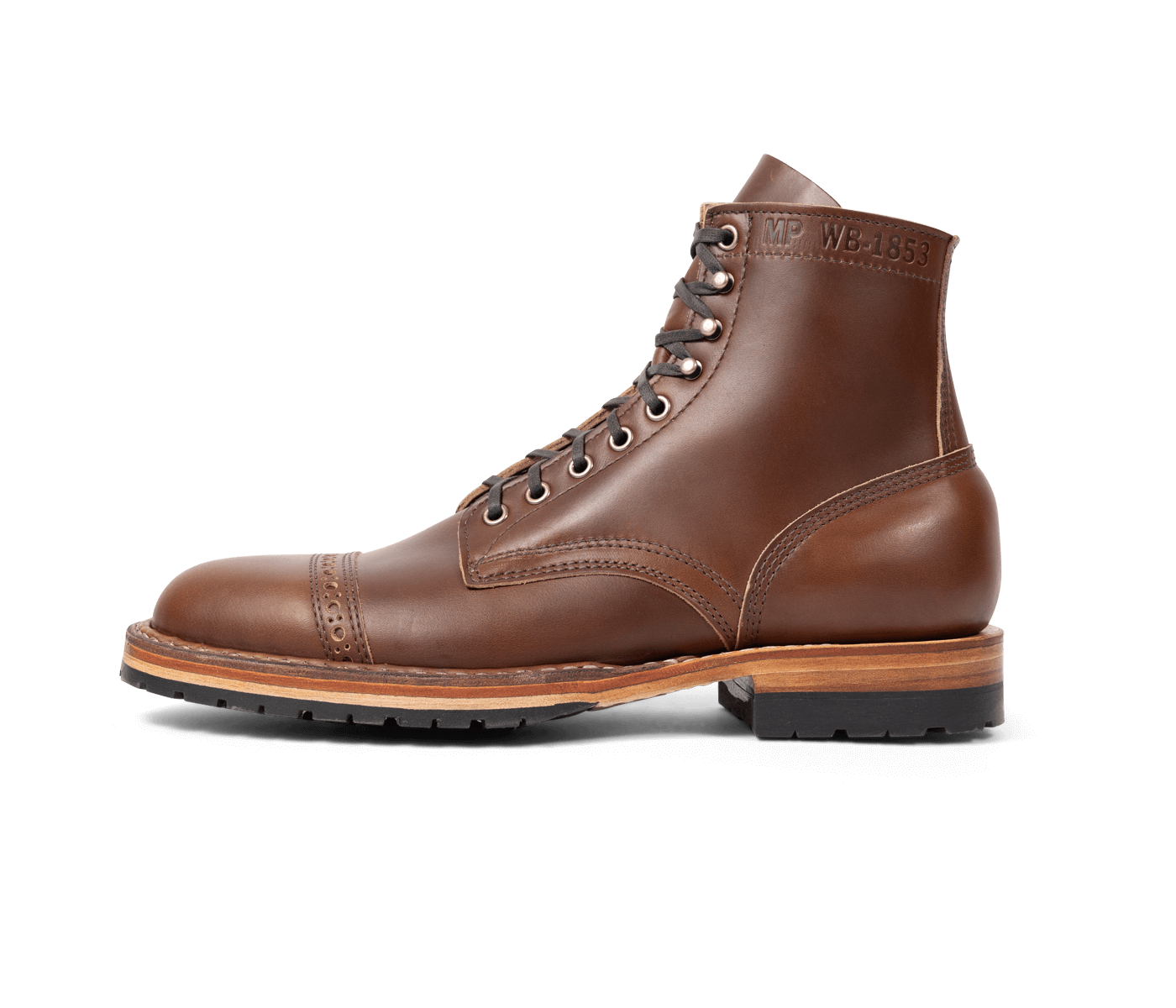MTO-White's Boots MP-SHERMAN (MP370 Dress Cap (Half Lug) Hand Sewn, Horween Lthr, 5 Colors)