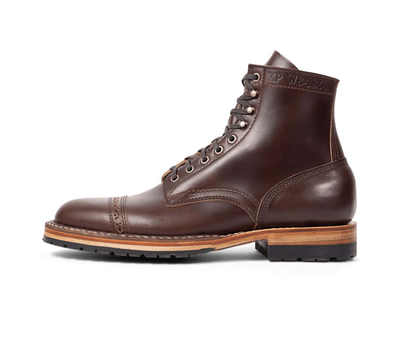 MTO-White's Boots MP-SHERMAN (MP370 Dress Cap (Half Lug) Hand Sewn, Horween Lthr, 5 Colors)