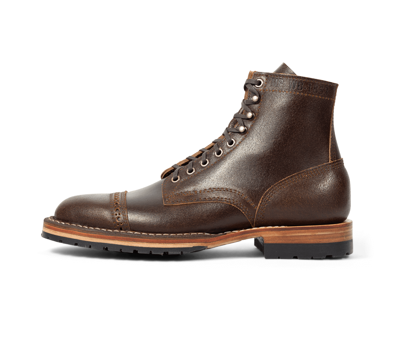 MTO-White's Boots MP-SHERMAN (MP370 Dress Cap (Half Lug) Hand Sewn, Horween Lthr, 5 Colors)