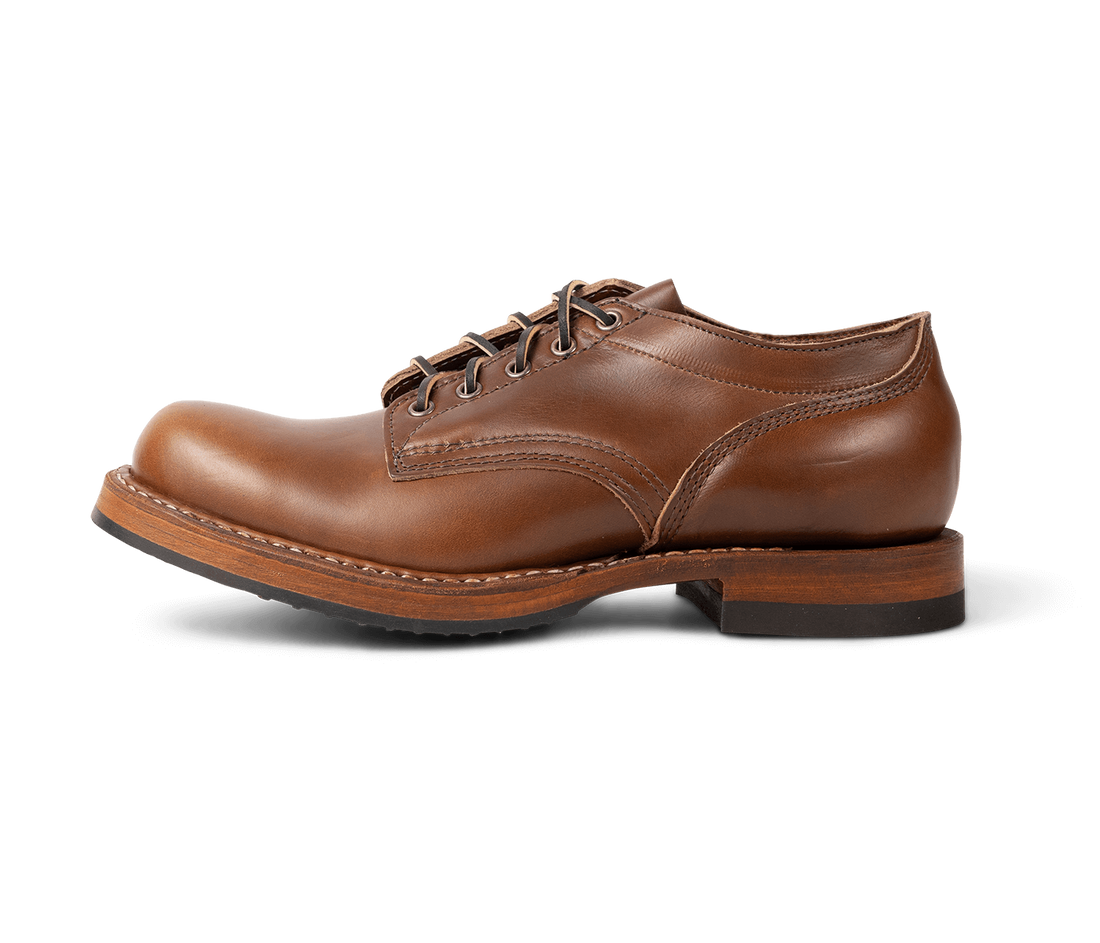White's Original Oxford (C461-Sprung Toe Last, Black, British Tan/Chromexcel)