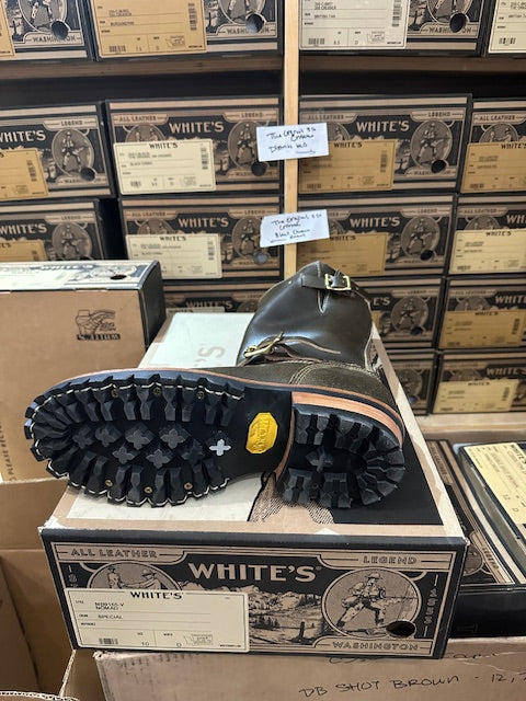 White's Boots Nomad Original 12" Motorcycle Boot (Engineer Boot, Hand Made, Vibram Heel, 2 Colors)