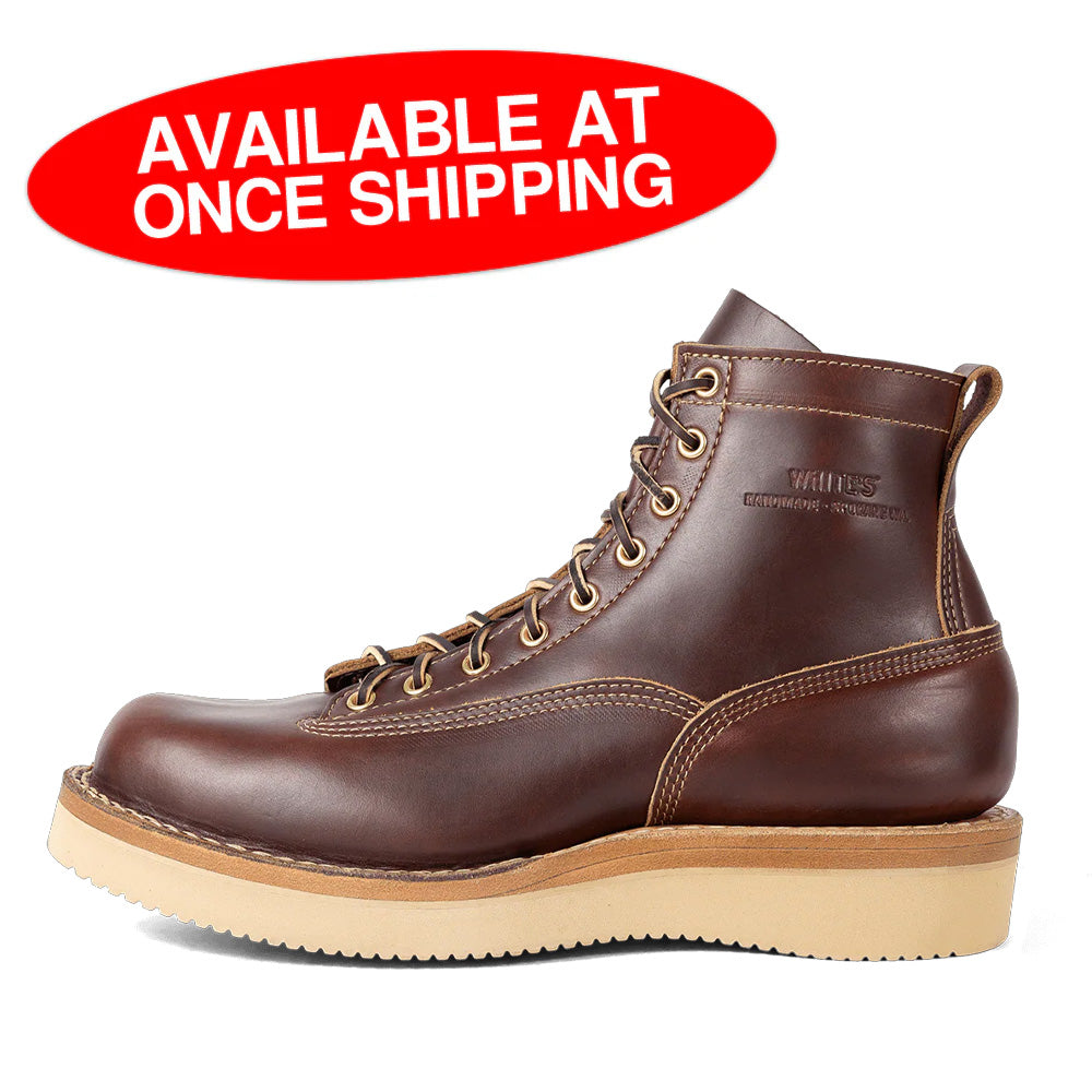 WHITE'S BOOT C350LTT-CS 6" BOOT (STITCH DOWN, DOUBLE SHOT LTHR, 7 COLORS)