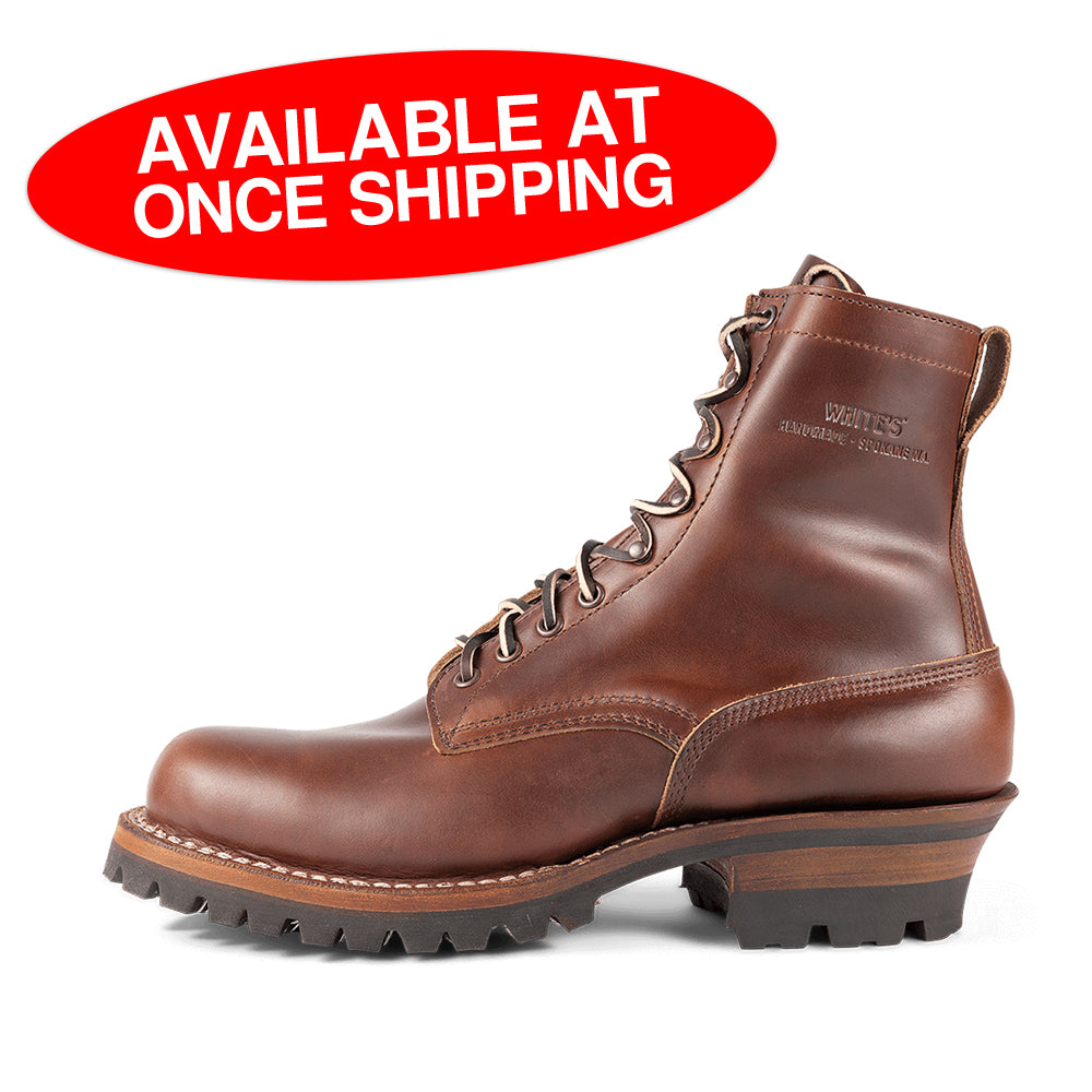 WHITE'S BOOT C-355 LOGGER 7" BOOT (STITCH DOWN, DOUBLE SHOT LTHR, 5 COLORS)