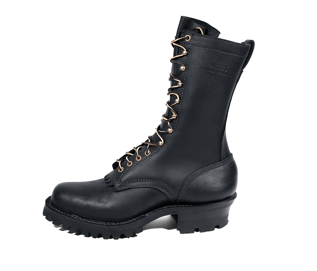 WHITE'S BOOT HELITACK VIBRAM 10" BOOT (Model C904V, Vibram® Fire & Ice White Dot Sole)