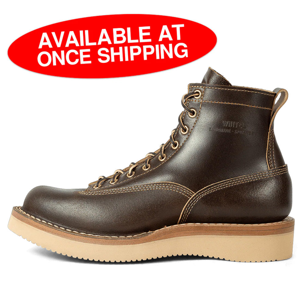 WHITE'S BOOT C350LTT-CS 6" BOOT (STITCH DOWN, DOUBLE SHOT LTHR, 7 COLORS)