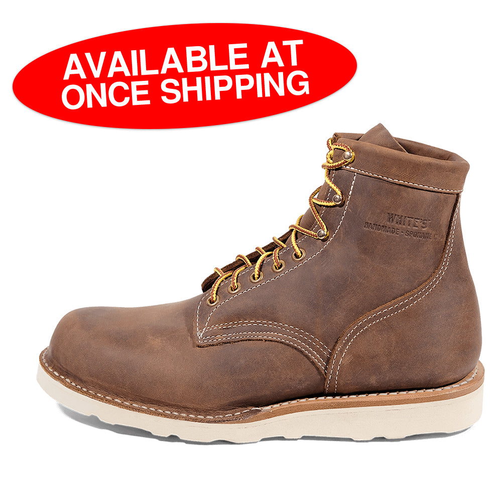 White's Boots Foreman-CC 6" Lace Boot (Vibram, Stitchdown, 2 Colors)