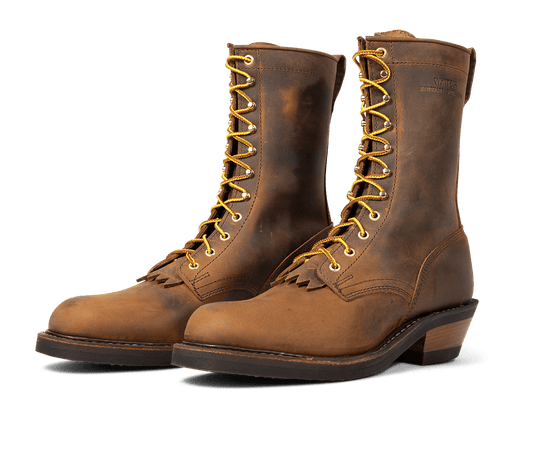 White's Boots Mule Packer 10" (Model H7807, Vibram® Composition Sole & Packer Heel)