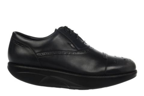 MBT Hasani Men's Brogue Toe Cap Lace Shoe (Dress Premium Leather, Level 3 Rock)