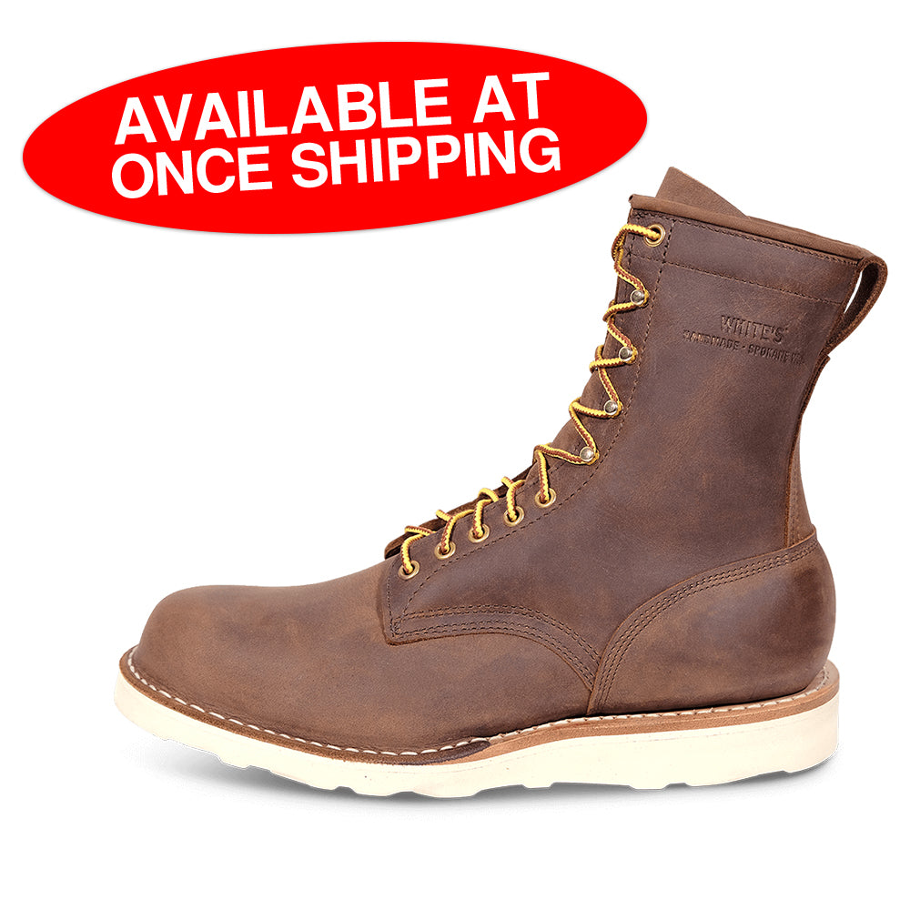 White's Boots JOURNEYMAN-CC 8" Lace Up Boot (Vibram, Stitchdown, 2 Colors)