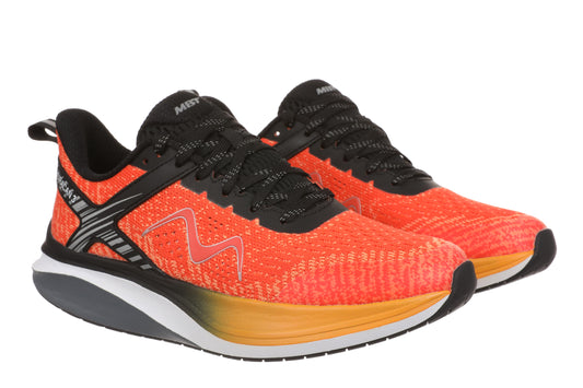WOMEN'S HURACAN 3 LACE UP (White, Black, Orange / Red)