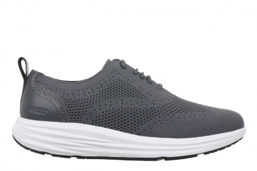 MBT Men's Vijo (Boston Knit) in Dark Grey Modern Wingtip Oxford