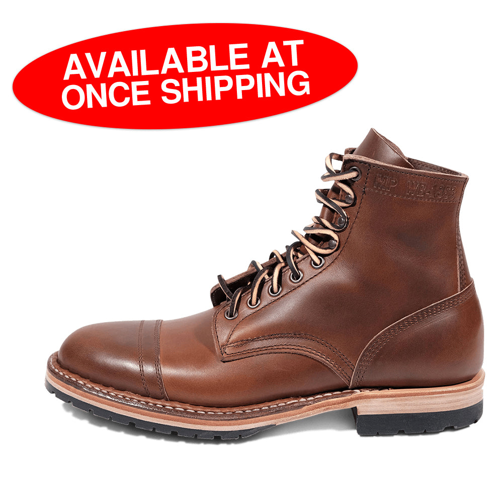 White's Boots MP361HL 6" Toe Cap Boot (Horween Lthr, Hand Sawn, Half Lug Sole, 6 Color)