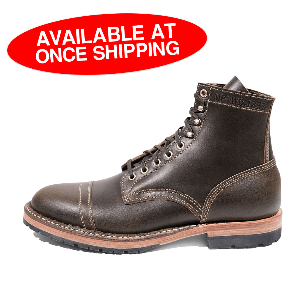 White's Boots MP361HL 6" Toe Cap Boot (Horween Lthr, Hand Sawn, Half Lug Sole, 6 Color)