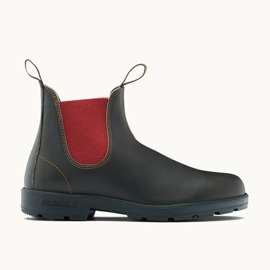 Blundstone 2500 UNISEX Chelsea Boots (Black/Red)
