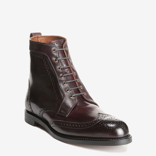 Allen Edmonds Dalton Shell Cordovan Wingtip Boot (Brogue Perf, 0181 Burgundy)