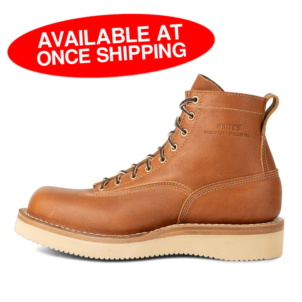 WHITE'S BOOT C350LTT-CS 6" BOOT (STITCH DOWN, DOUBLE SHOT LTHR, 7 COLORS)