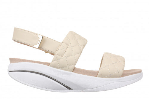 MBT Women's KB300 Sandal in Cream (Nappa Leather)